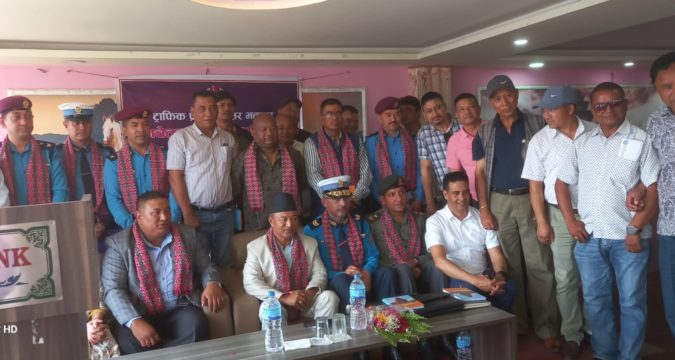 आजबाट भक्तपुरमै ट्राफिक सचेतना कार्यक्रमको शुभारम्भ