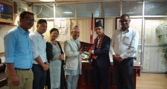 भक्तपुर उद्योग वाणिज्य संघद्वारा प्रजिअ रिजालको बिदाई