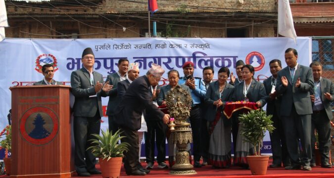 भक्तपुरमा अन्तर नगर जिम्नास्टिक प्रतियोगिता आजबाट सुरु