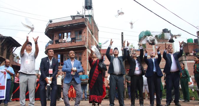 भक्तपुरमा सांस्कृतिक सम्पदा पदयात्रा सम्पन्न ः भक्तपुरका १६ वटा पोखरीहरु परिक्रमा