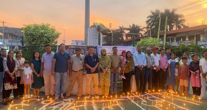 ६१औं राष्टिय बाल दिवसको अवसरमा दिप प्रज्वलन