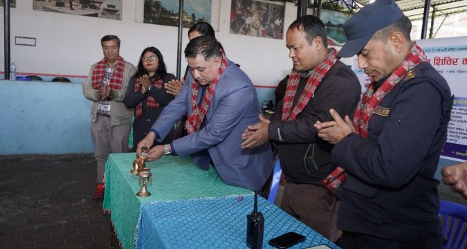 रेडियो जनसञ्चारको वार्षिकोत्सवको अवसरमा स्वास्थ्य शिविर आयोजना