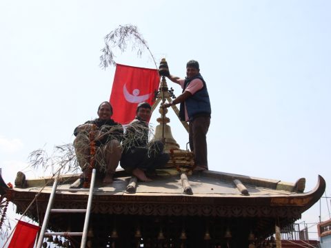 श्री इन्द्रायणी द्योछेँको धुरी पूजा सम्पन्न