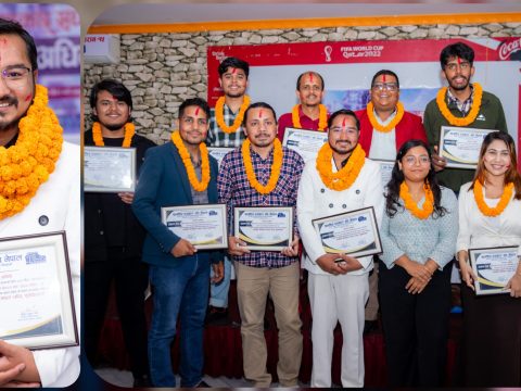 परिकला न्युजका पत्रकार सुवास संकल्प चलचित्र पत्रकार संघ सुनसरीको अध्यक्षमा निर्विरोध निर्वाचित