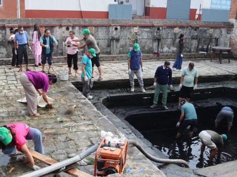 लोकेश्वर साकोसबाट सरसफाई कार्यक्रम सम्पन्न ।