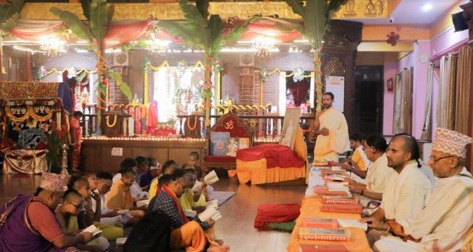 कृष्णजन्माष्टमीमा भोटेकोशी बाढीपीडितका लागि भक्तपुरको पञ्चमहालक्ष्मीमा विशेष अनुष्ठान