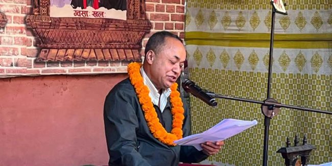 स: दबू साहित्यमा स्रष्टा प्रेम के निडरकाे एकल लघुकथा वाचन